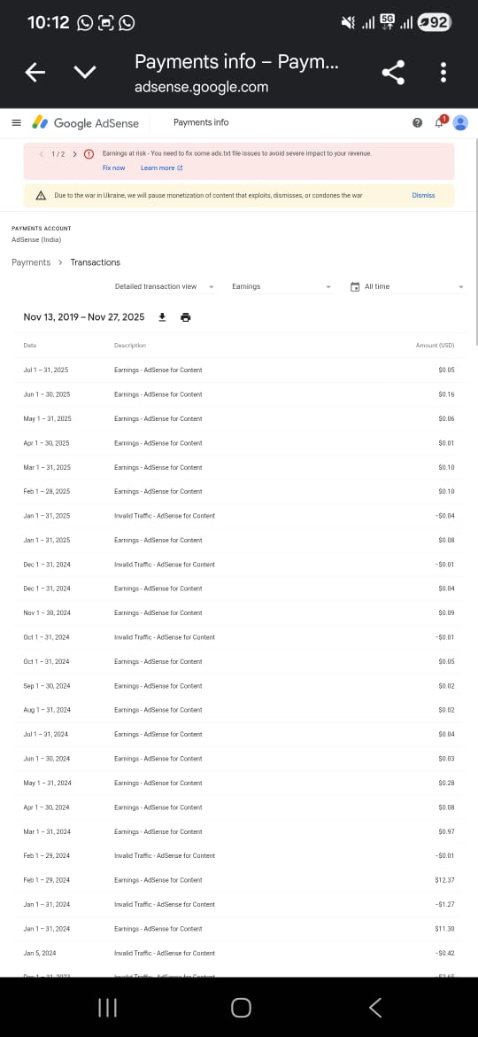 33 payment received adsense available for sell.... 33 payment received adsense available for sell....